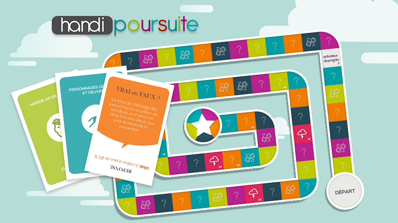 Extrait du jeu "Handipoursuite".