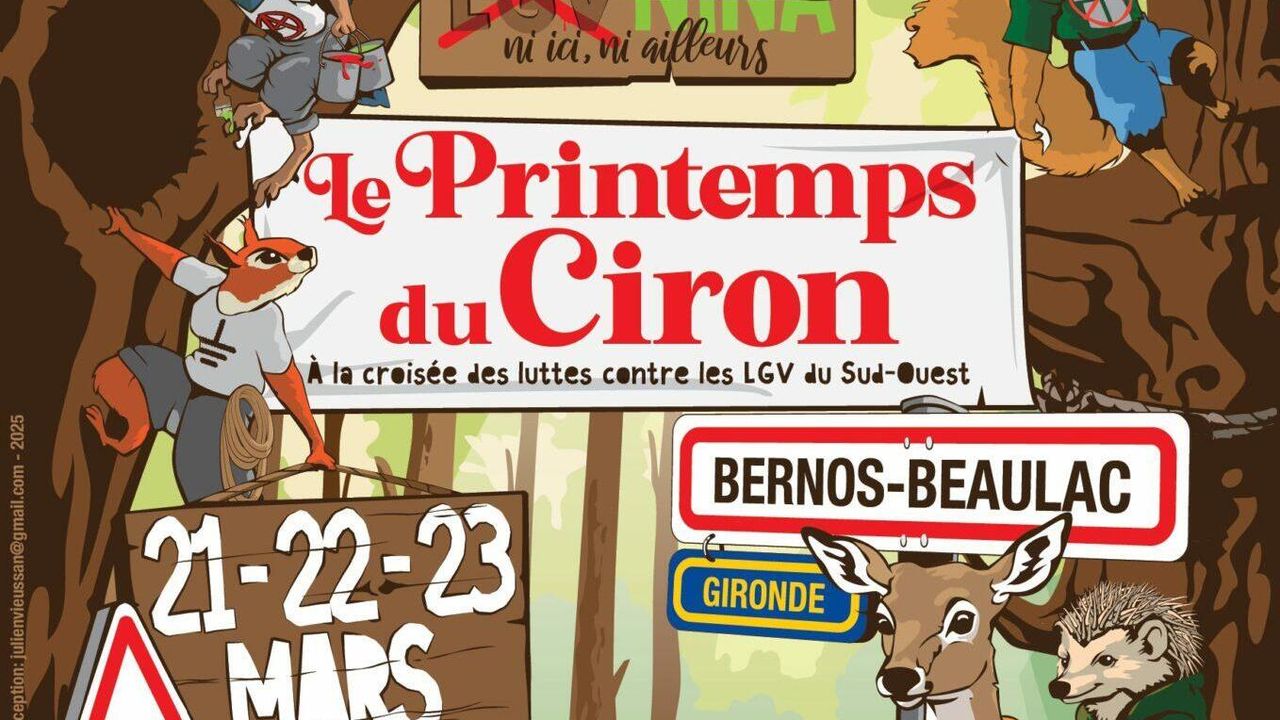 Affiche tronquée du Printemps du Ciron
