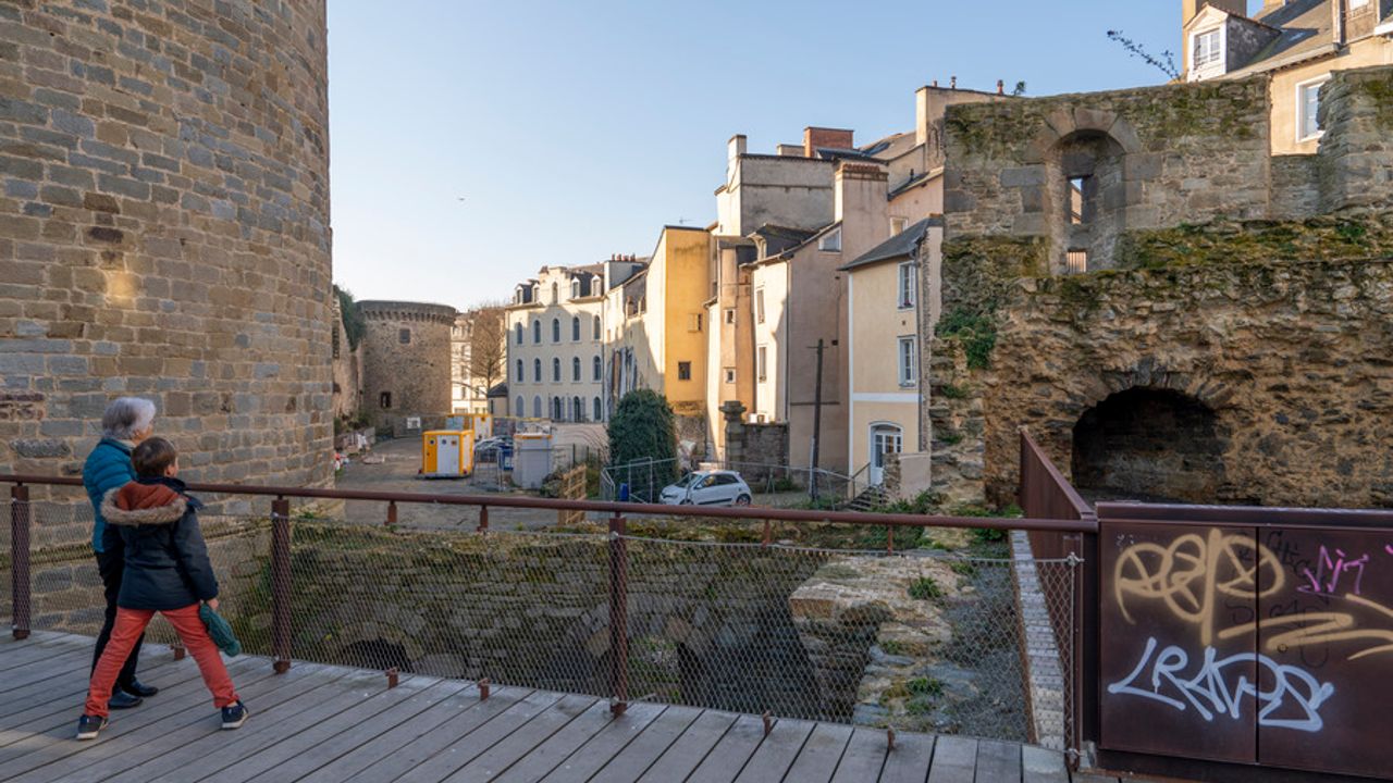 La Promenade des remparts en février 2023.