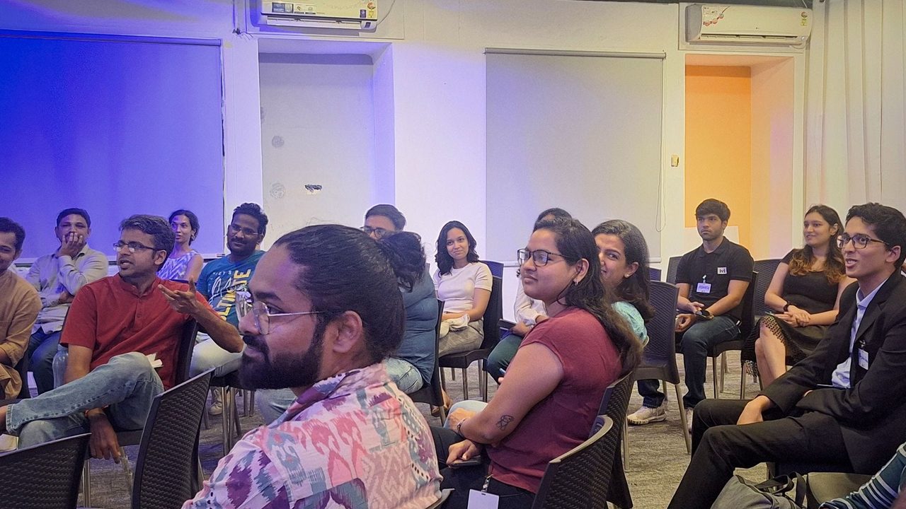Crowd at the Degrowth event in India