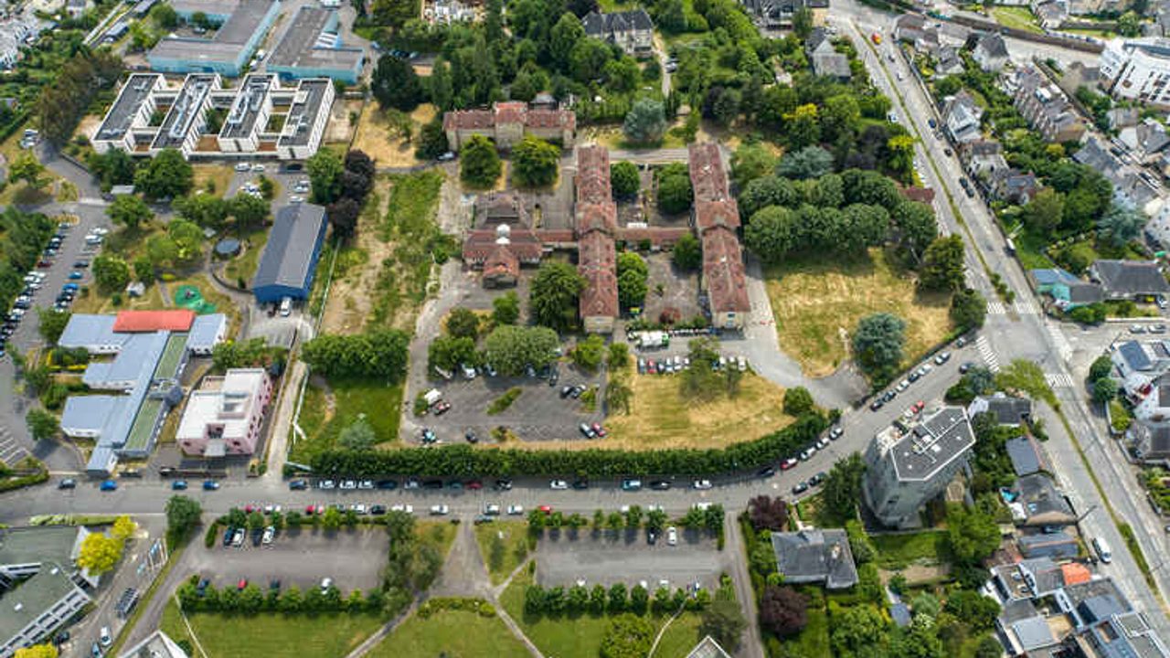 Vue aérienne de la future ZAC Bois-Perrin