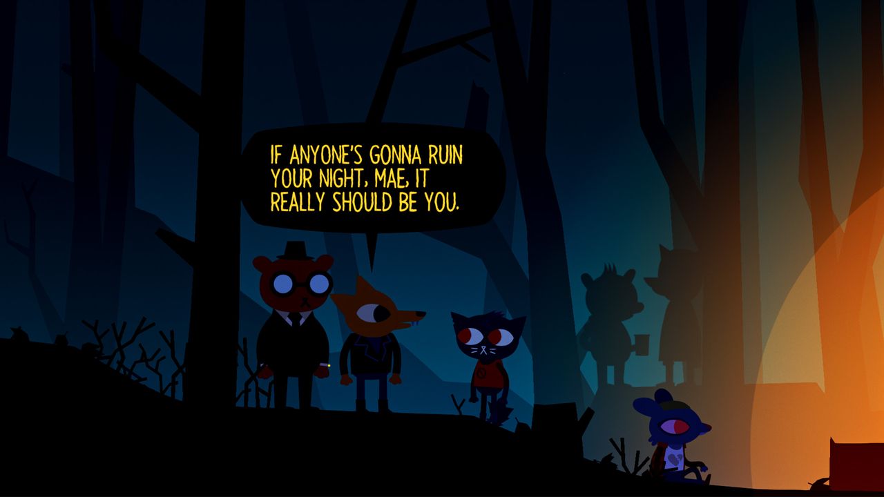 Extrait du jeu "Night in the Woods"