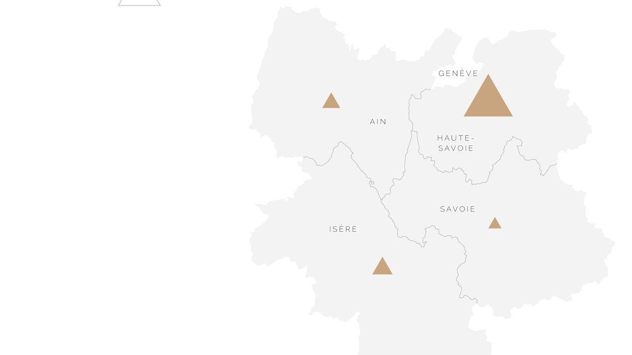 Destination d'exportation des matériaux d'excavation genevois en 2020