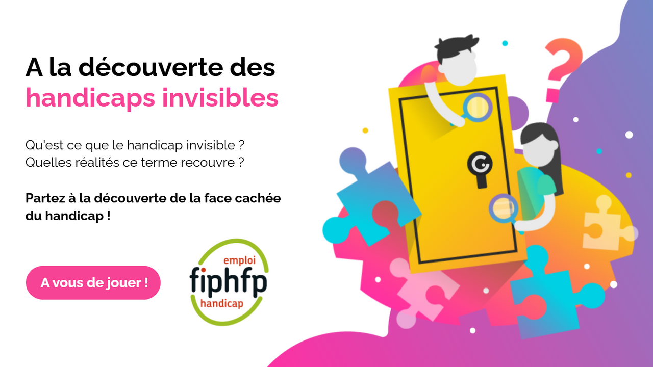Extrait du jeu "à la découverte des handicaps invisibles. Qu'est-ce que le handicap invisible ? Quelles réalités ce terme recouvre ? Partez à la découverte de la face cachée du handicap !"