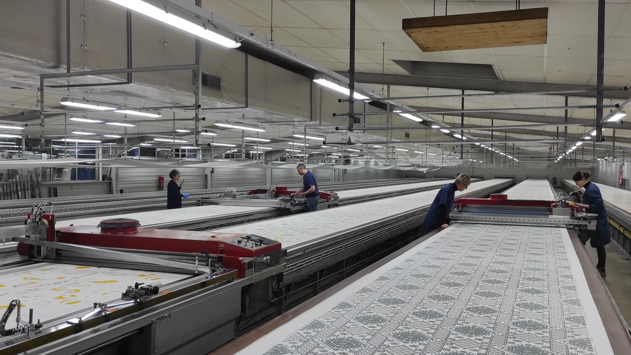 Imprimerie des tissus