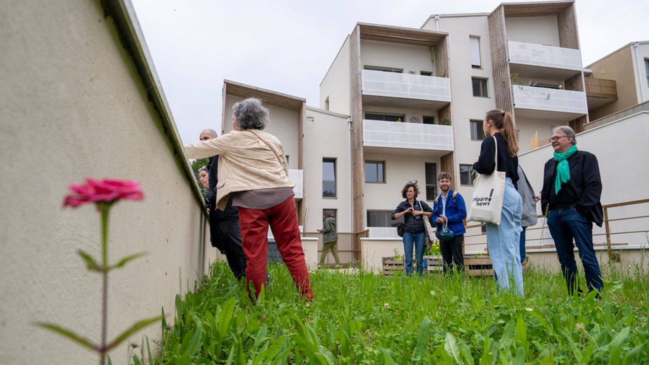 Exemple d'habitat particpatif dans le quartier de Villejean, à Rennes.