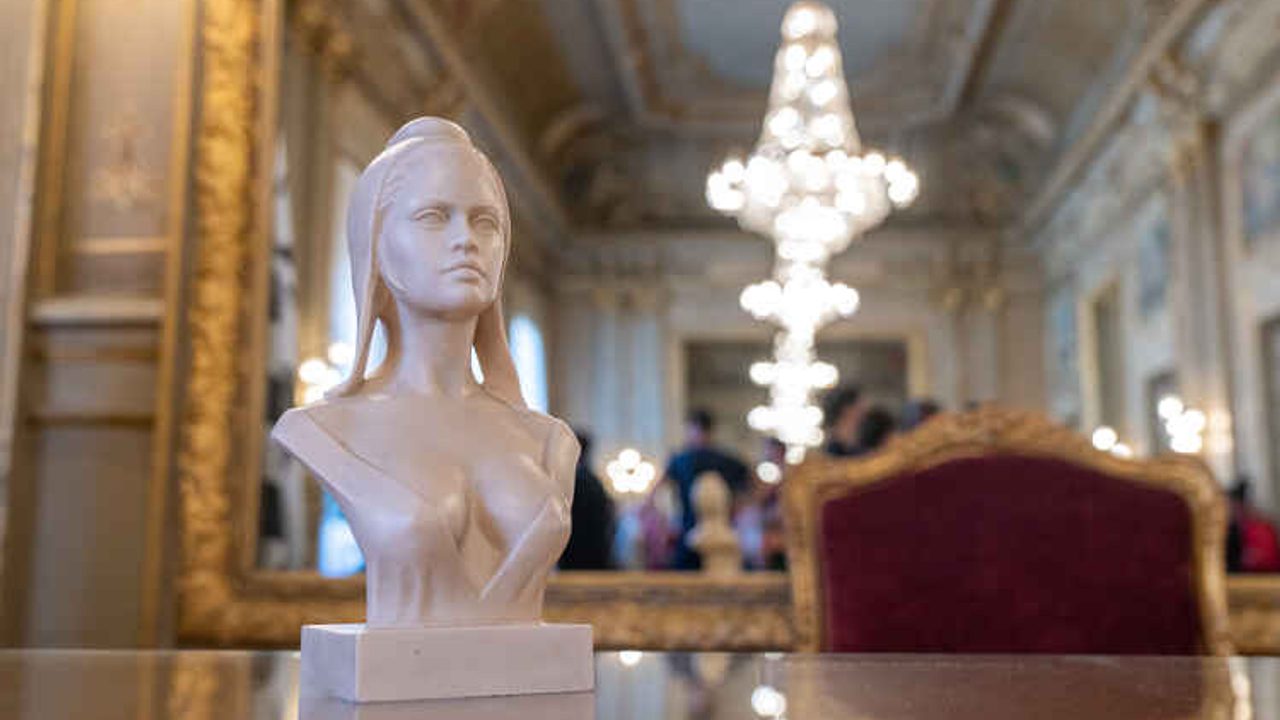 Buste de Marianne à l'Hôtel de ville de Rennes