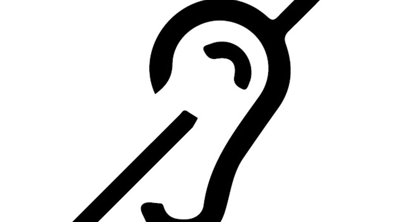 Pictogramme indiquant l'accessibilité aux personnes ayant un handicap ou une déficience auditive