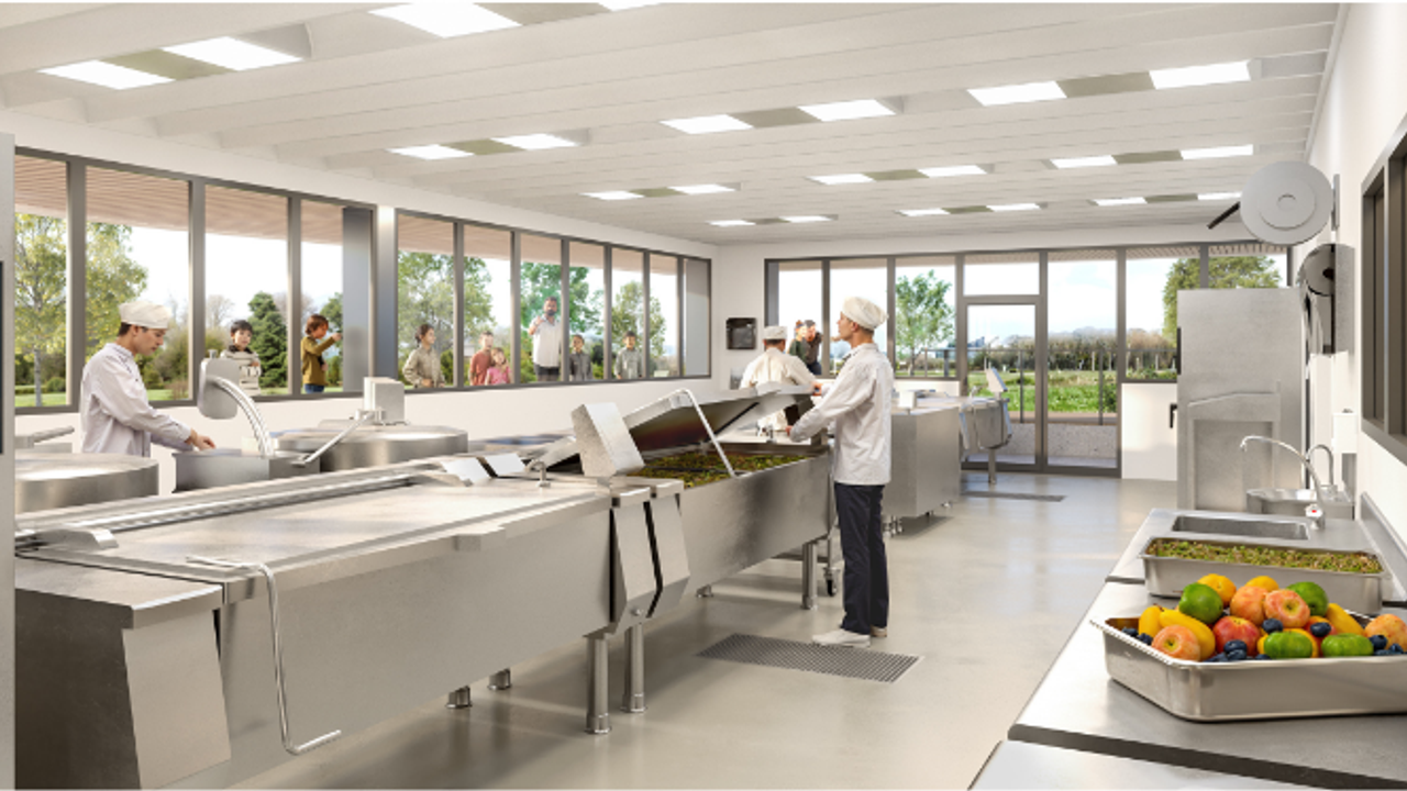 Esquisse du projet vu de l'intérieur