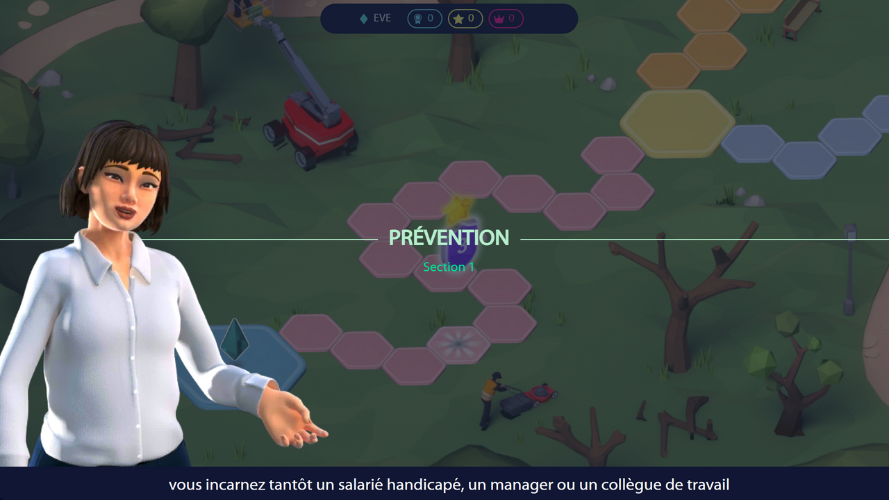 Extrait du jeu "Mission : Prévention".