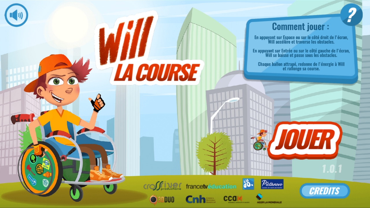 Extrait du jeu "Will la course"