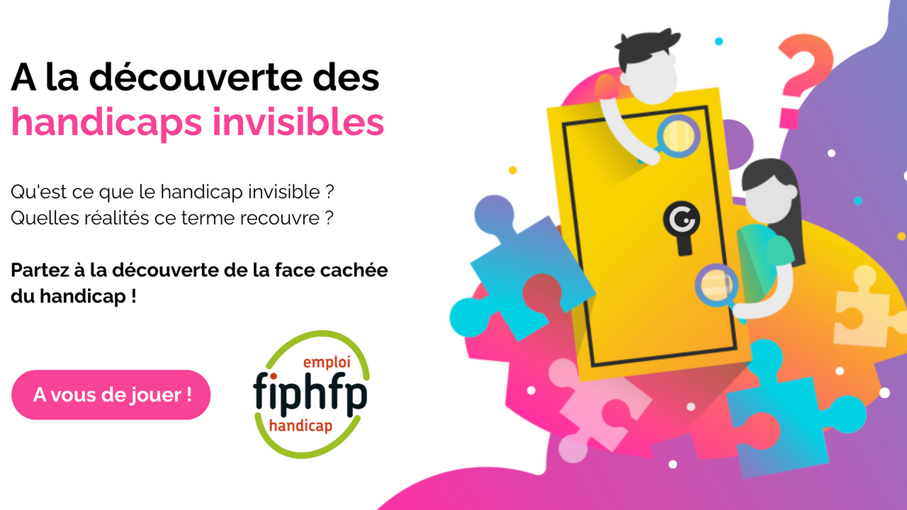 Extrait du jeu "à la découverte des handicaps invisibles. Qu'est-ce que le handicap invisible ? Quelles réalités ce terme recouvre ? Partez à la découverte de la face cachée du handicap !"
