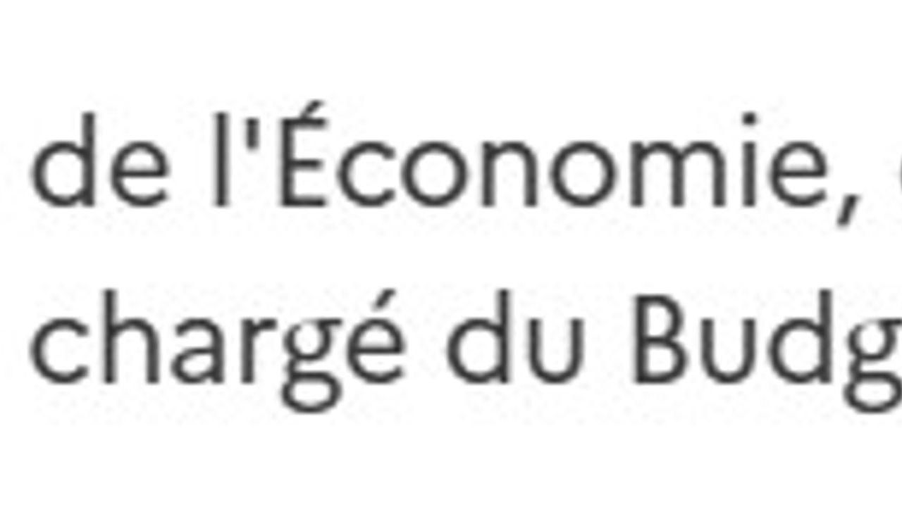 Ministère de l'Economie, des finances et de l'Industrie, chargé du Budget et des Comptes publics
