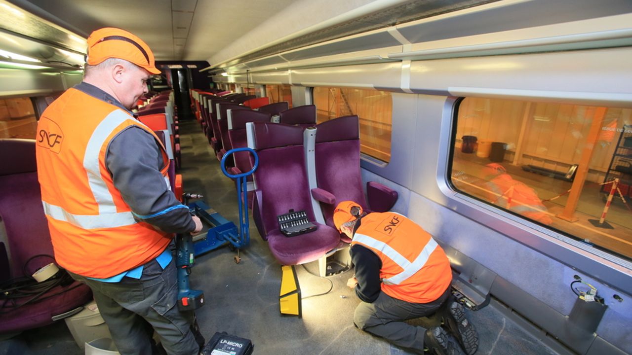 Le technicentre SNCF de La Janais.