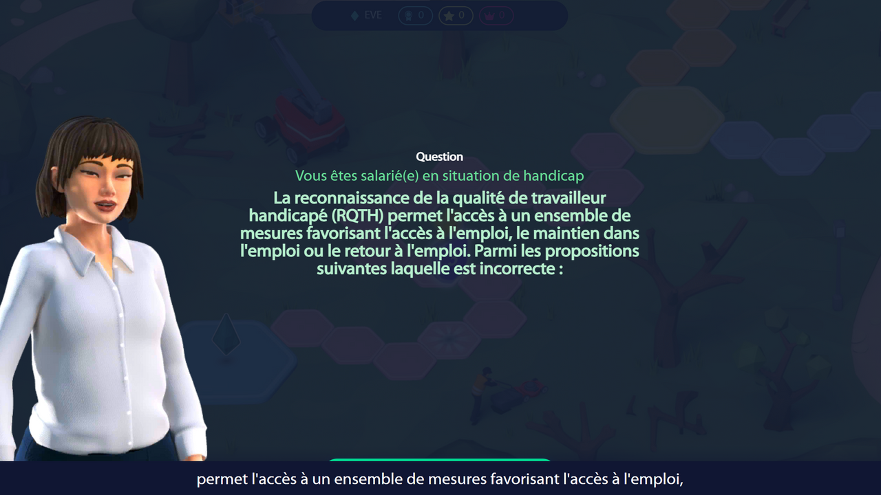 Extrait du jeu "Mission : Prévention".