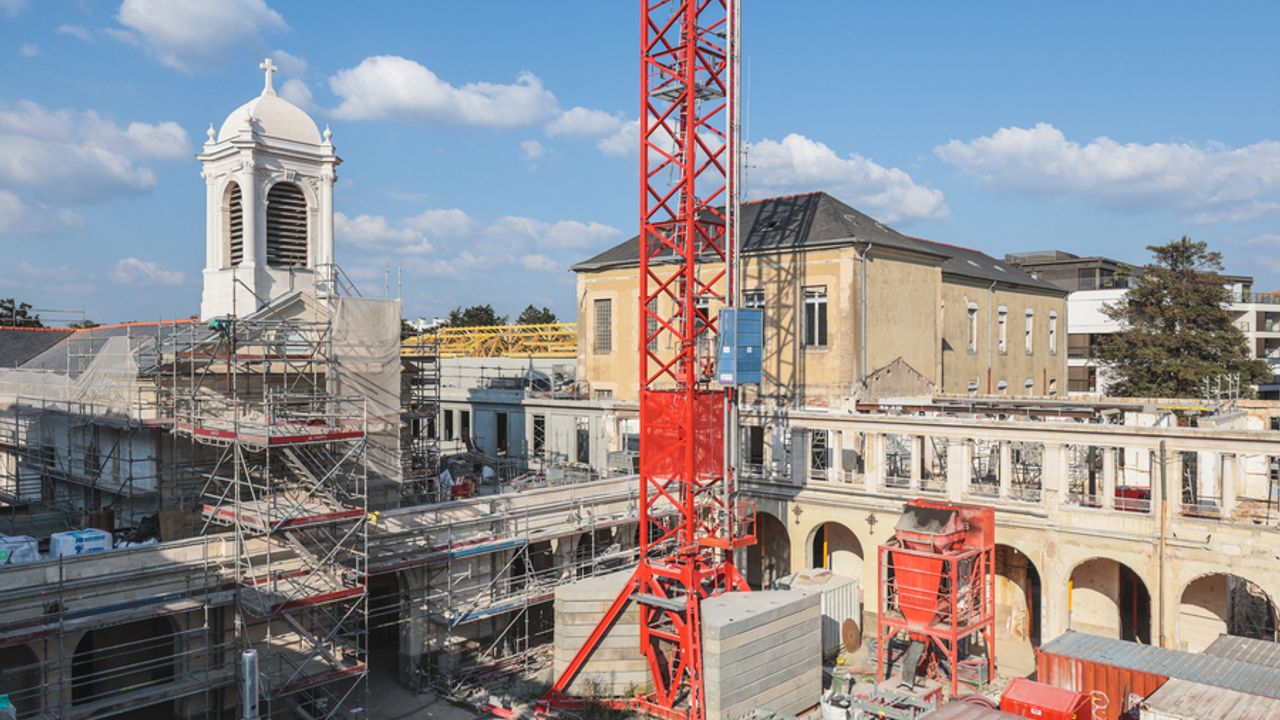 Le chantier du programme de logements îlot Est marque la dernière étape de la transformation de l'Hôtel-Dieu.