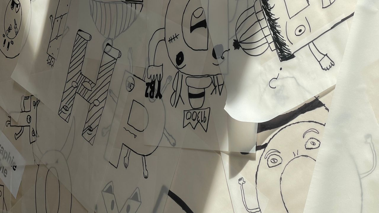 Photo des travaux effectués par le Labographe en atelier animé par le Studio 13/16