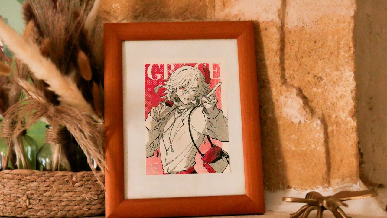 print encadré "Kaveh Fashionista"