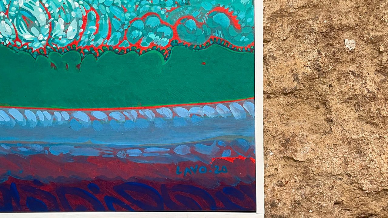 Albertine - Acrylique sur toile - 116 x 89 - 2008