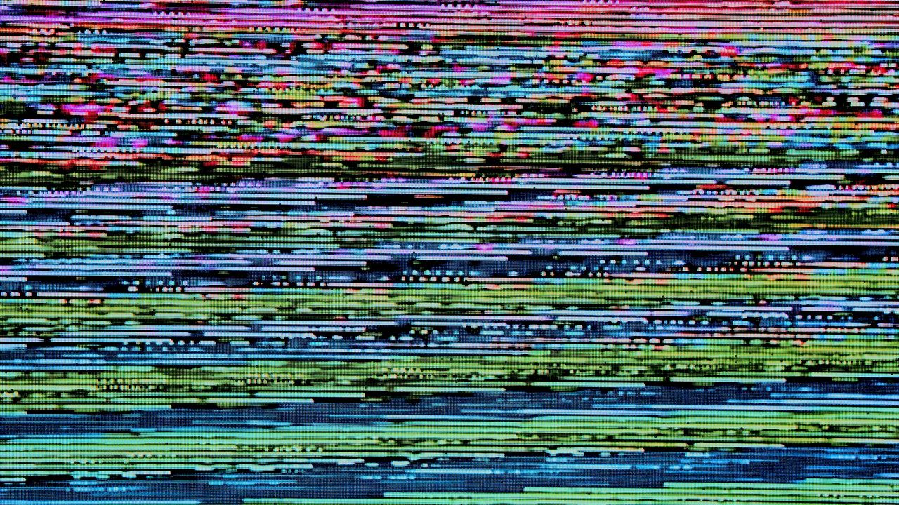 Broken signal from electronic device