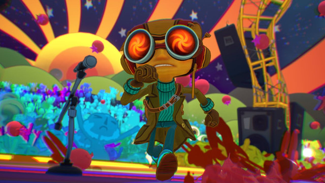 Capture d'écran du jeu "Psychonauts 2".