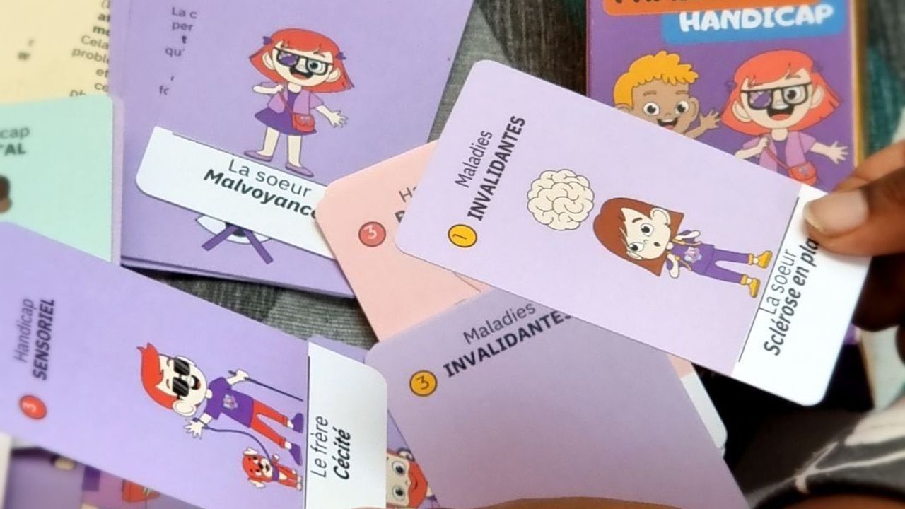 Extrait du jeu des 5 Familles de Handicap.