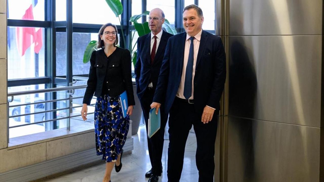 Les ministres des transports, du budget et de l'économie lors de la journée