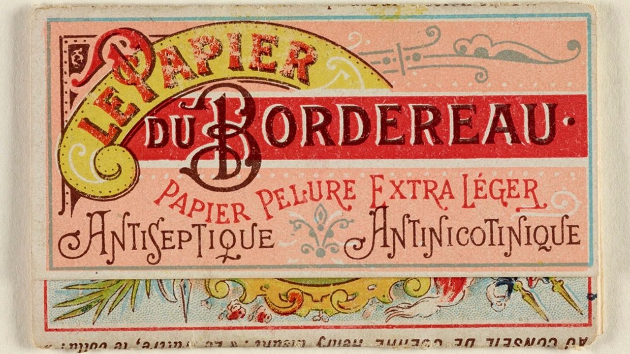 Une pochette de papier à cigarette appelée Le papier du Bordereau
