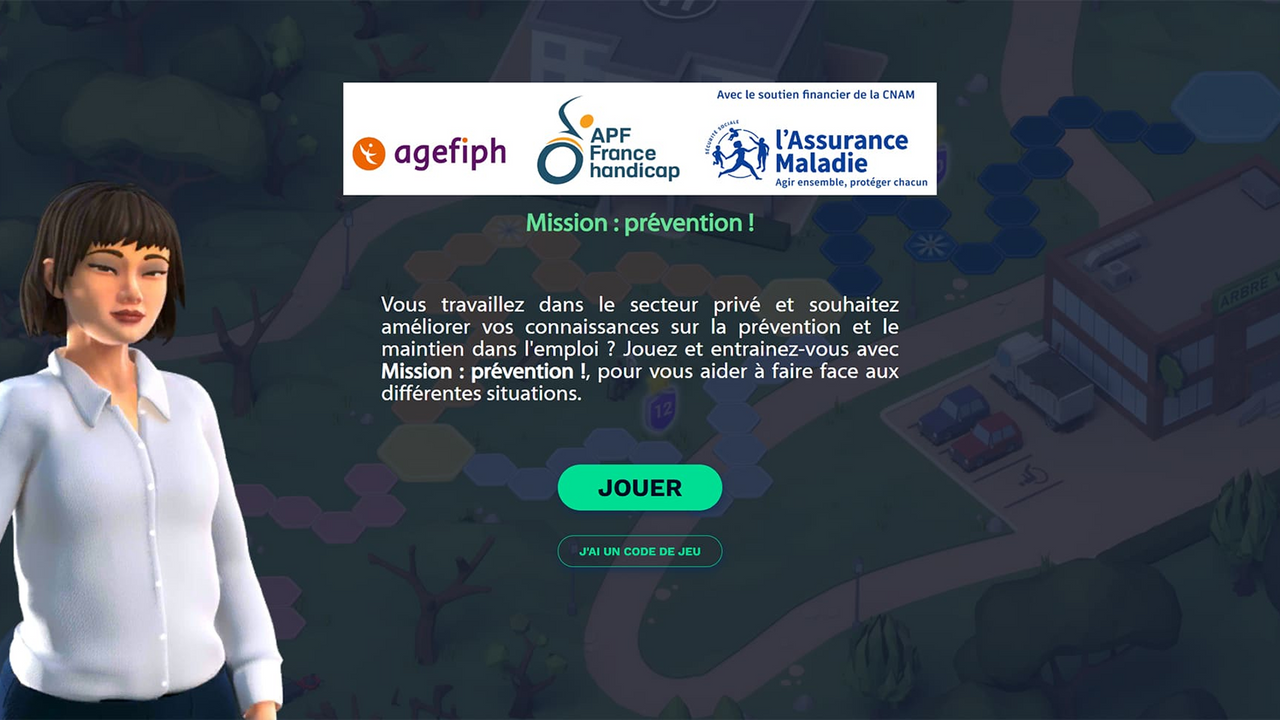 Extrait du jeu "Mission : Prévention".