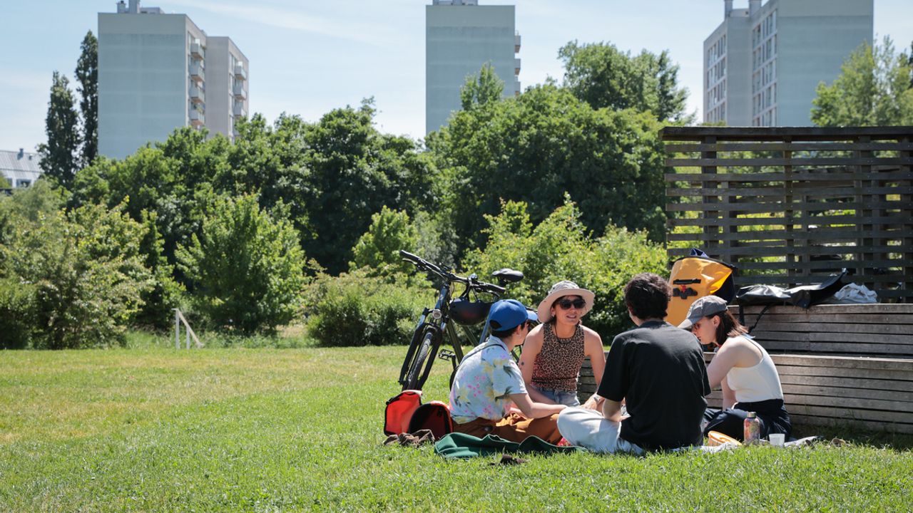 Les prairies Saint-Martin, à Rennes. 