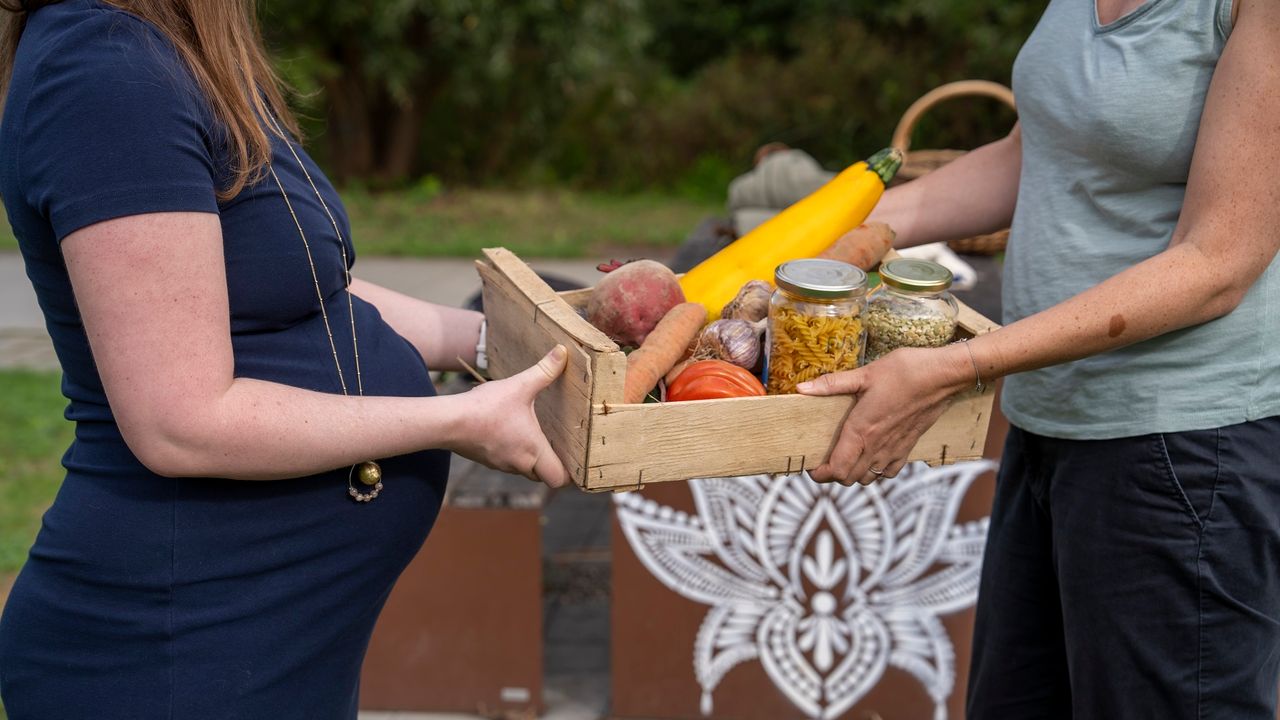 Photo d’un panier contenant des produits.