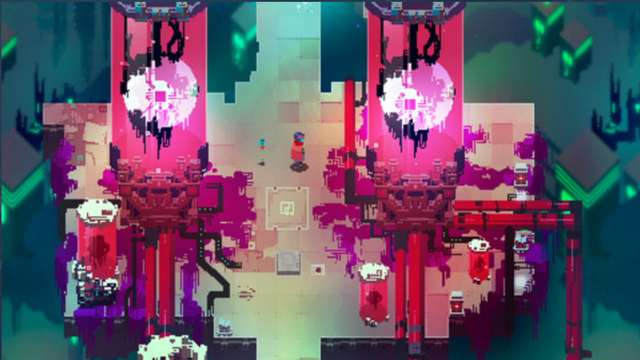 Extrait du jeu "Hyper Light Drifter".