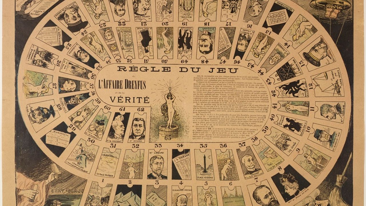 Vue du Jeu de l'oie L'Affaire Dreyfus et la vérité