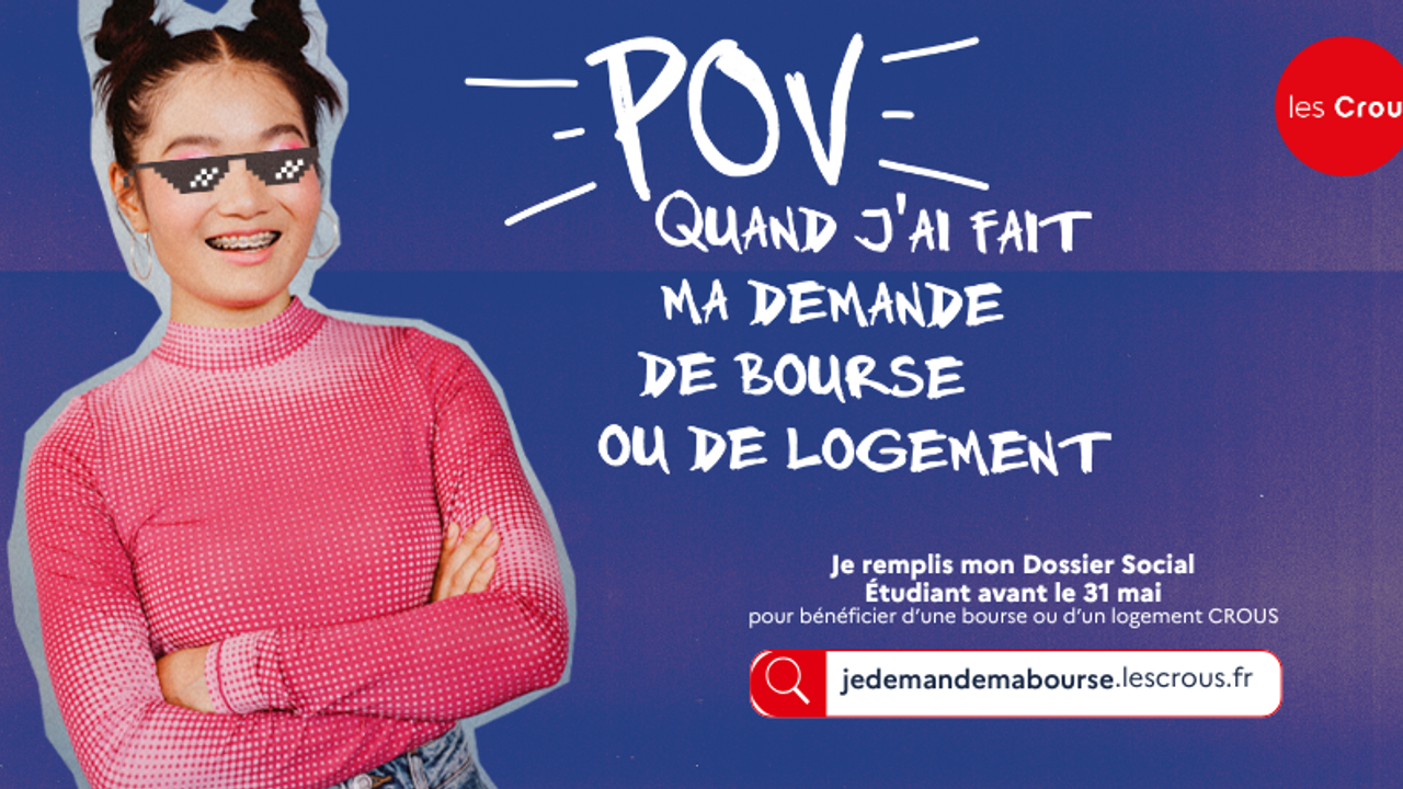 Bourse étudiante : et si j'y ai droit ? En 5 clics, j'estime le montant de ma bourse sur jedemandemabourse.lescrous.fr