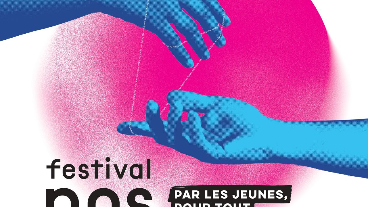 Affiche de nos futurs représentant deux mains reliées par un fil