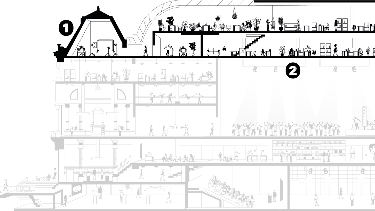 Plan illustré niveaux 6 & 7