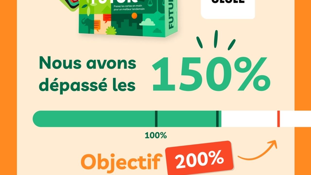 Nous avons dépassé les 150% ! Objectif 200% avant lundi ?