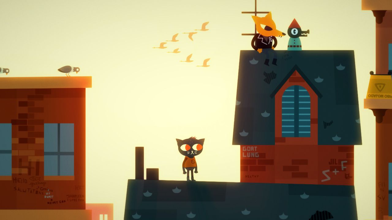 Extrait du jeu "Night in the Woods"
