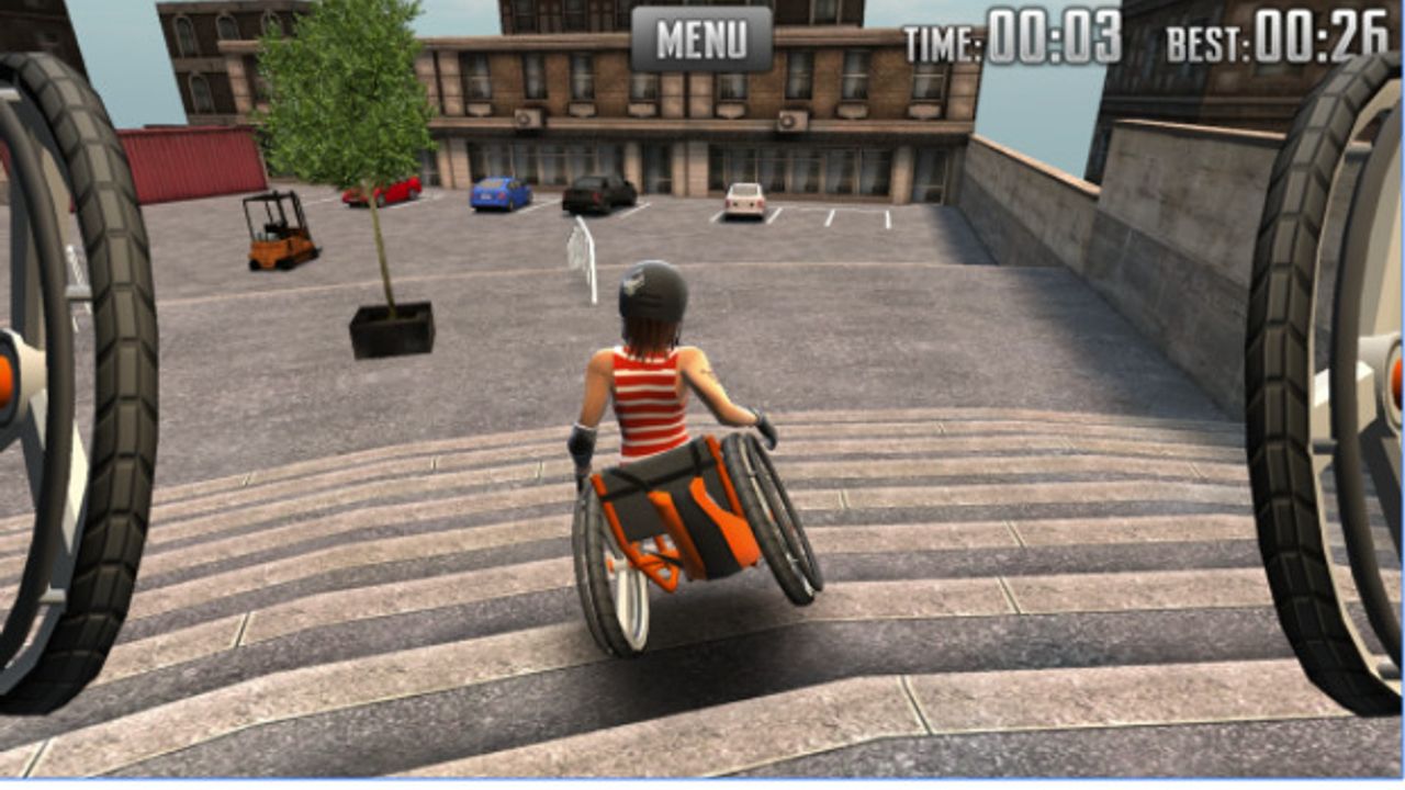 extrait du jeu wheelchairing