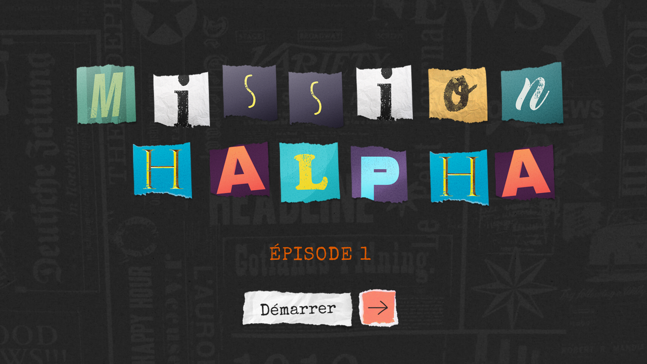 Extrait du jeu "Mission Halpha"