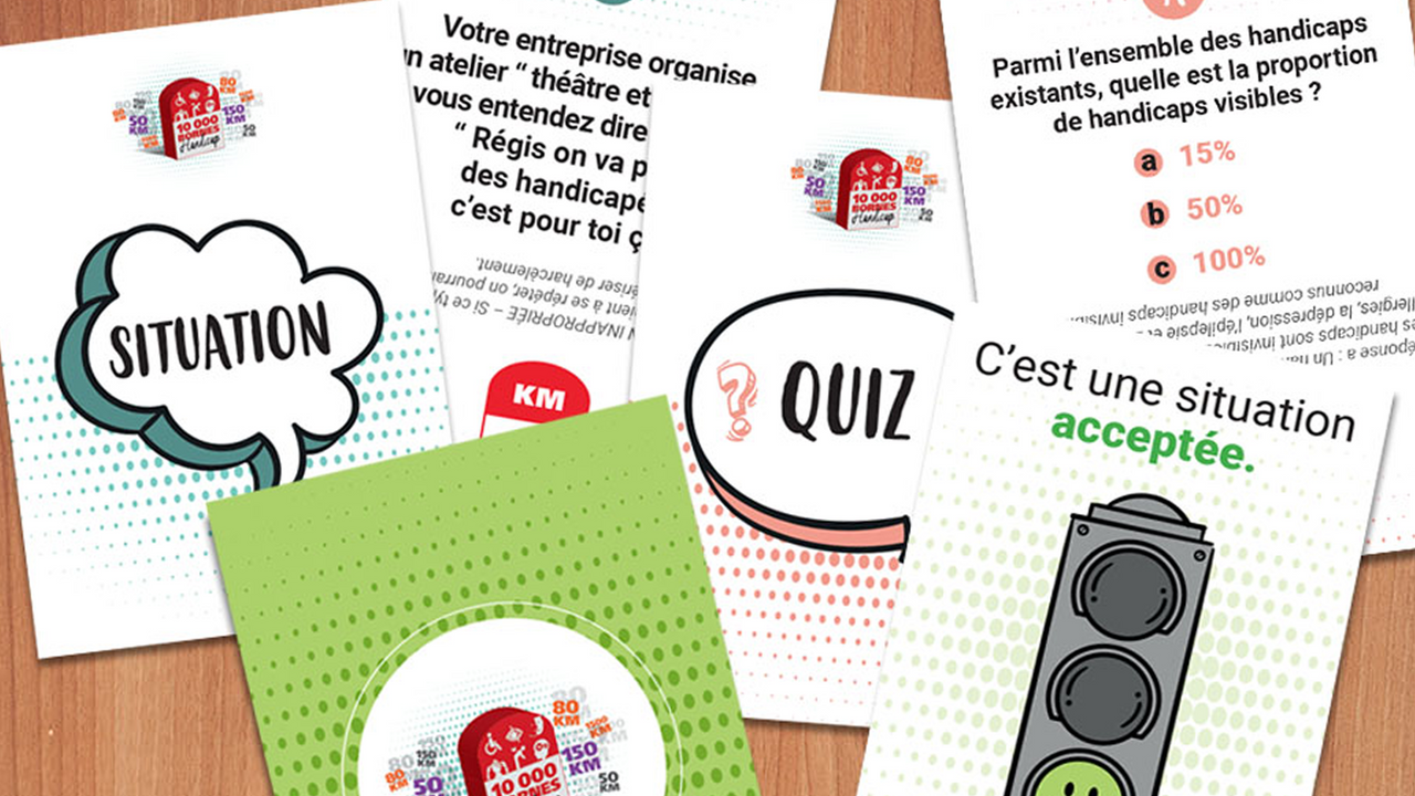 Extrait du jeu "10 000 bornes Handicap"