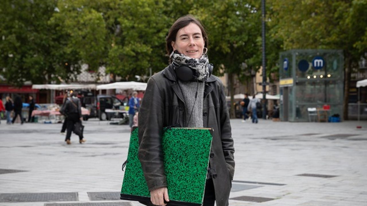 Portrait de Marie sur la place Saint Germain