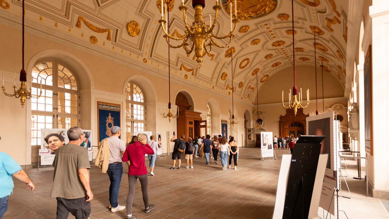 Vue de l’intérieur du Parlement de Bretagne.