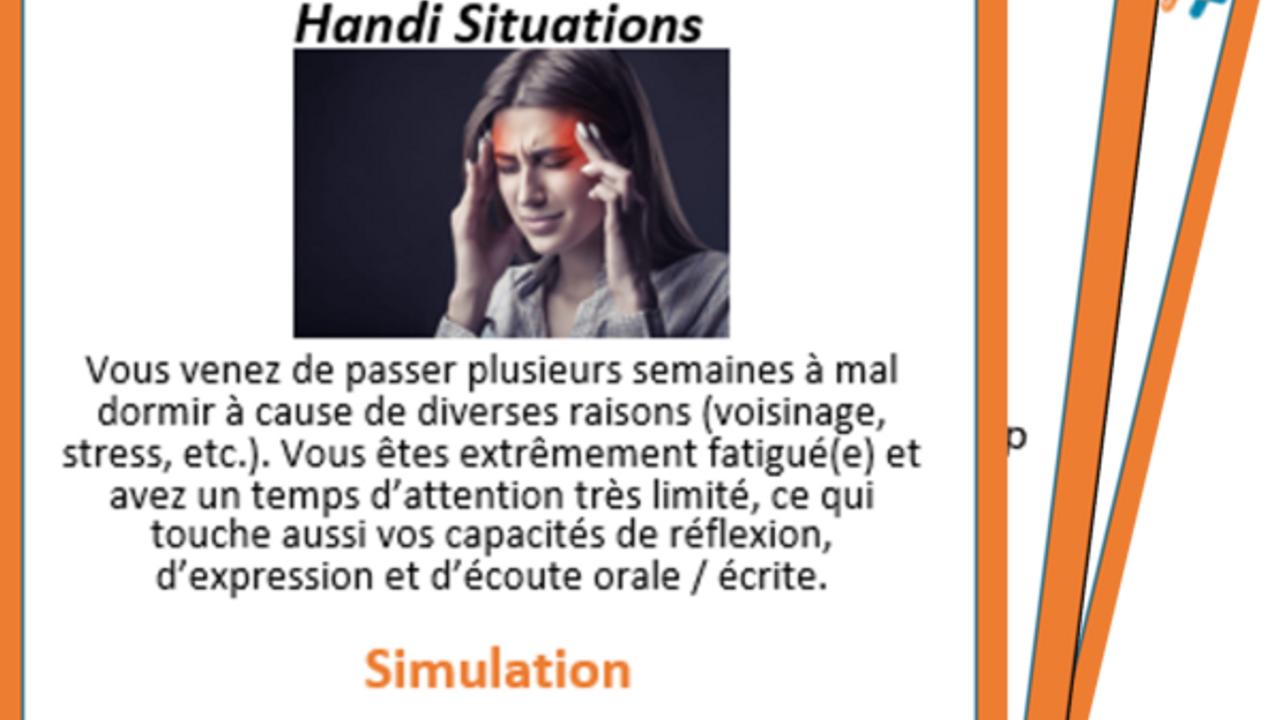 Extrait du jeu "Handi situation"