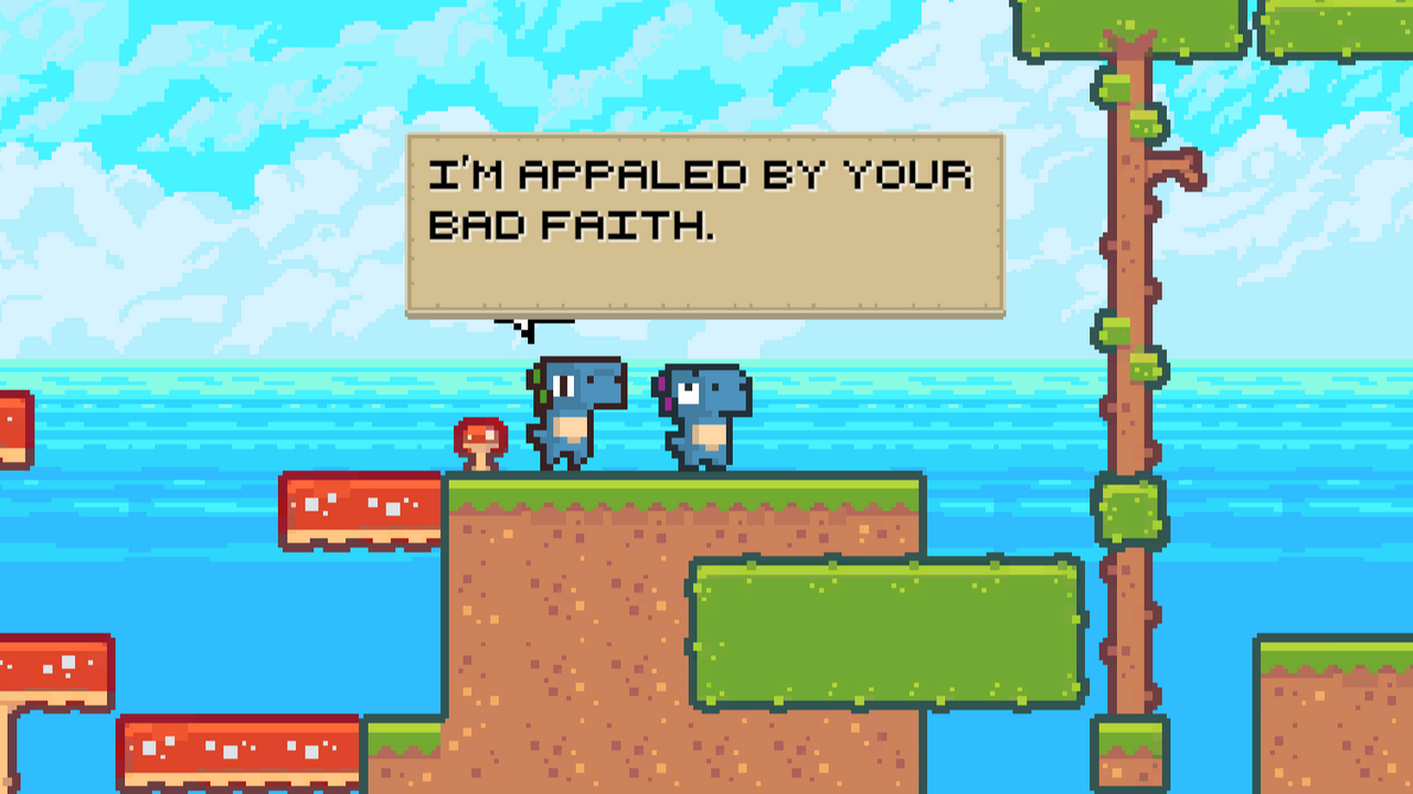 Extrait du jeu "The Tale of the ADHD Dinosaur"