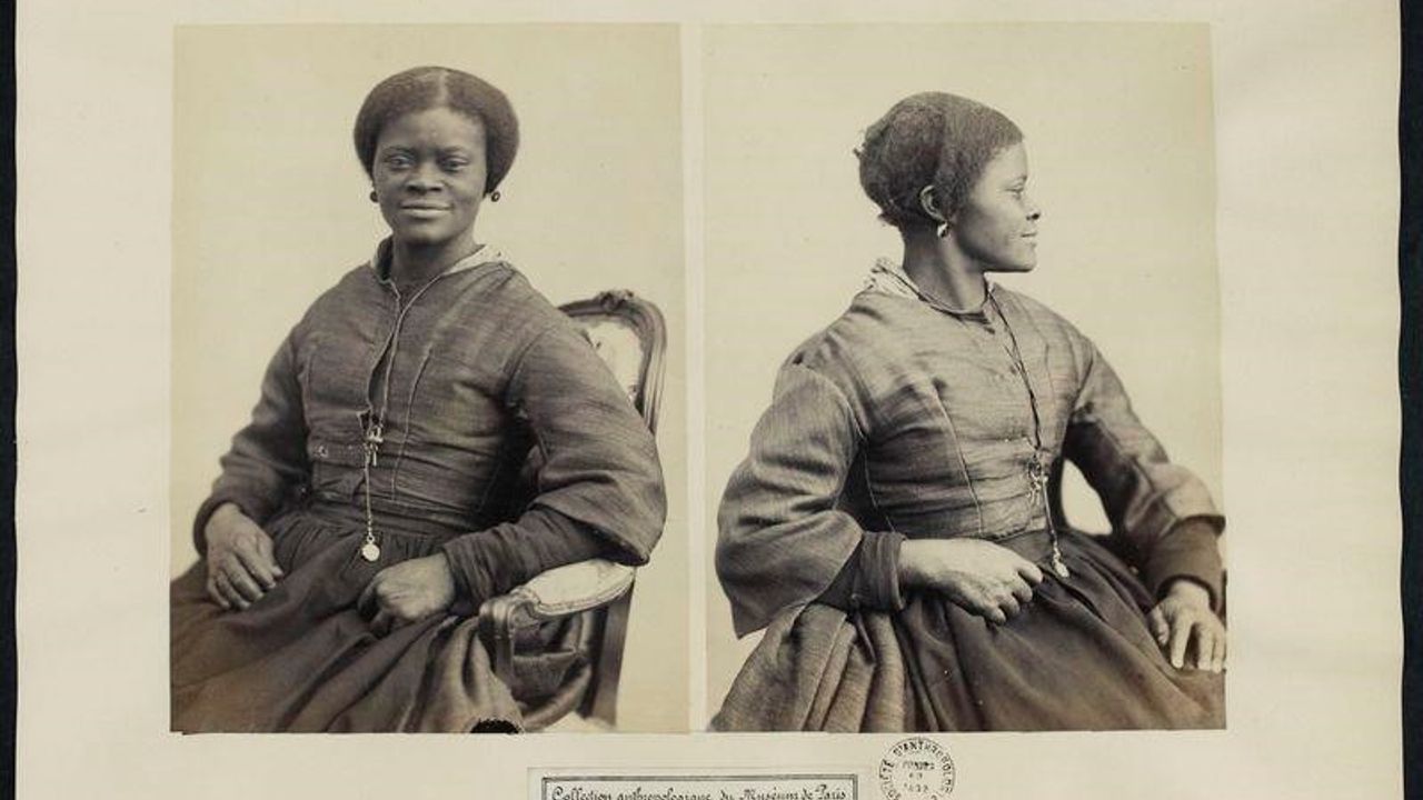 Photographies de Louise Kuling, femme noire de 35 ans, de face et de profil