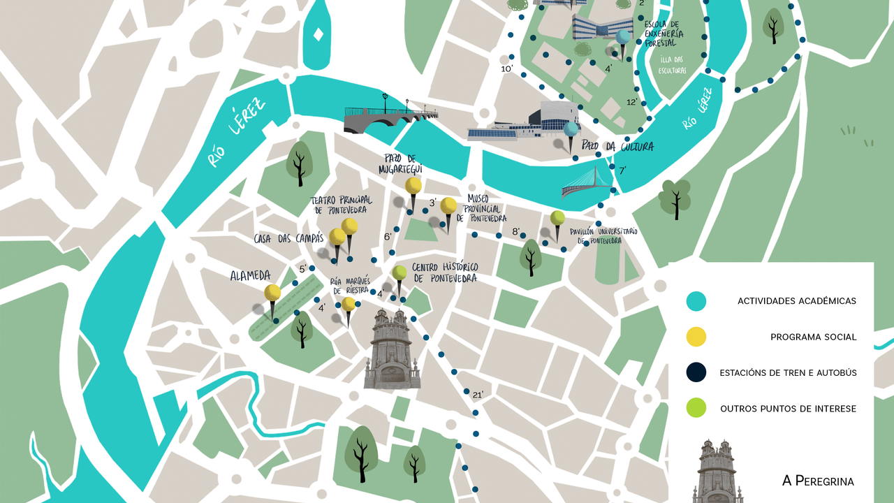 mapa del Lugar de celebración