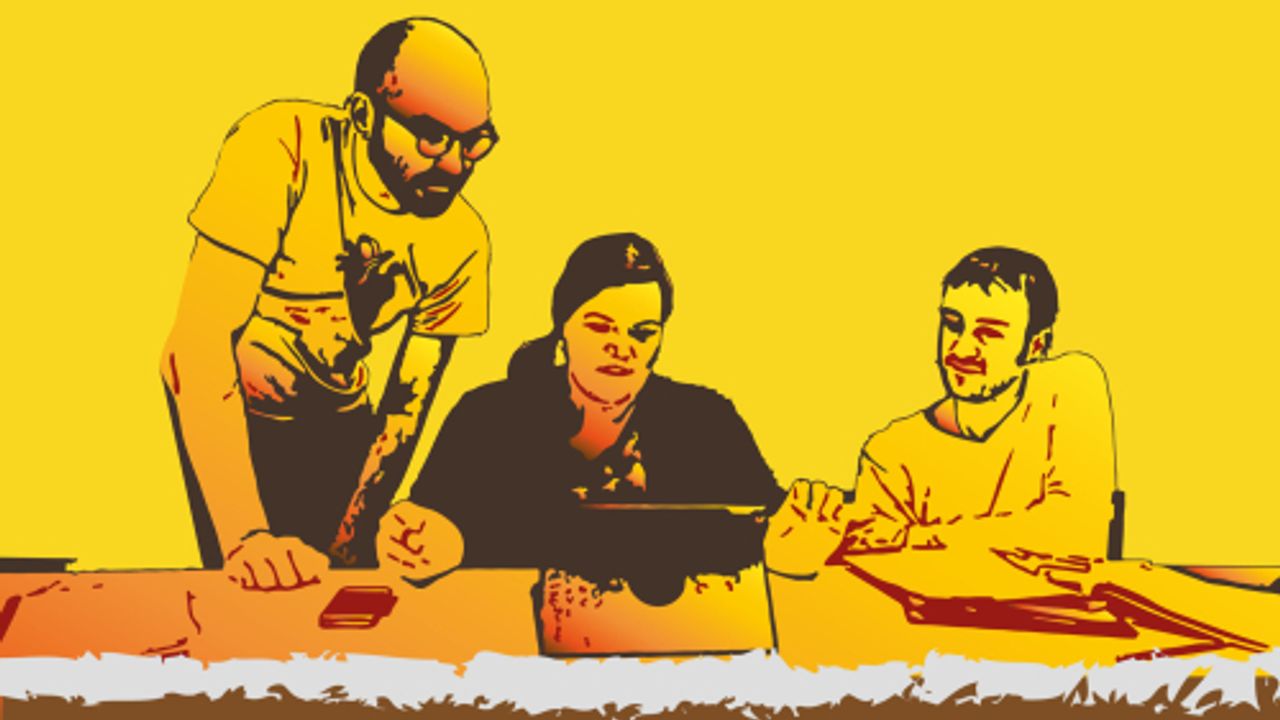 Illustration d'un atelier Wikipédia organisé à la Bibliothèque Mordecai-Richler (Canada)