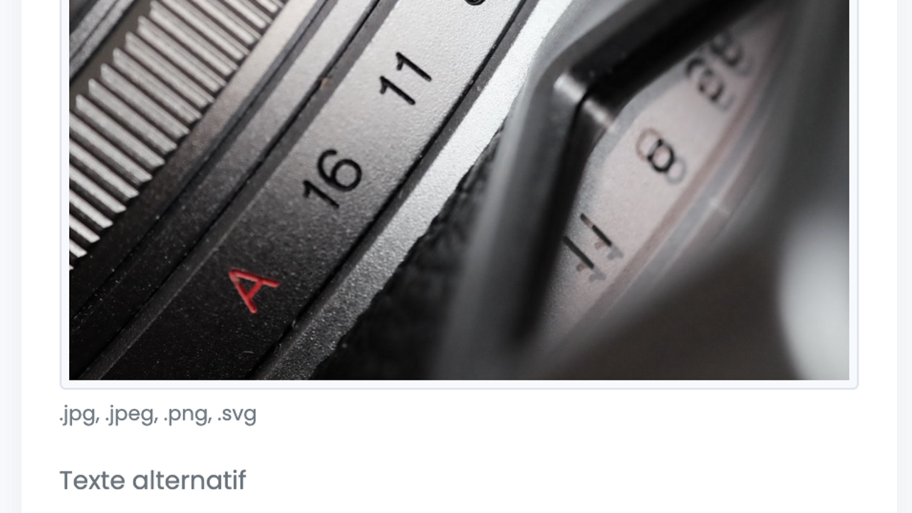 Image intégrée avec les crédits Unsplash